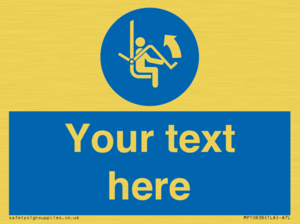 Custom Mandatory: Open safety bar of chairlift